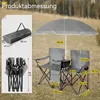 FCH Doppel Campingstuhl mit Sonnenschirm & isolierter Produktbild-Vorschau 11