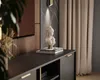 RTV Schrank LARETTO 153 cm anthrazit schwarze Beine Produktbild-Vorschau 3