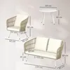 Outsunny Gartenmöbel Set aus Polyrattan Lounge-Set mit 2er Produktbild-Vorschau 3