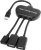 System-S USB 3.1 Type C male zu 2 x USB Typ A und 1x USB Produktbild-Vorschau 1