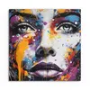 DEQOART Hybrid Leinwand Bild 50x50 cm 'Augen des Produktbild-Vorschau 2