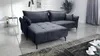 Ecksofa Schlafsofa Sofa VICTORIA Stoff Element Dunkelgrau Produktbild-Vorschau 1