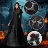 Costume di Halloween per donna, costume da strega Anteprima dell’immagine prodotto 3
