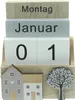 Tischkalender "Home", MDF, Holz Maße: 11 x 6 x 14 cm Produktbild-Vorschau 1