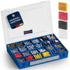 Boîte d'assortiment avec poignée, 24 compartiments, bleu Voir les images du produit 2