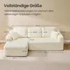 VASAGLE Modulares Sofa, Ecksofa mit Liege links, 244 cm Produktbild-Vorschau 6