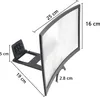 12/14-Zoll-Handy-Bildschirmlupe 3D-Bildschirme Lupe zum Produktbild-Vorschau 5