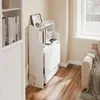 Seitenansicht des SoBuy Wandklapptisches FWT105-II-W in einem Eckschrank integriert Anteprima dell’immagine prodotto