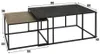AnLi Style Couchtisch, metallic, rechteckig, 2er-Set Produktbild-Vorschau 2
