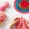 Relaxdays Strickring Set 4 Strickrahmen Instructions Tools Produktbild-Vorschau 3