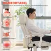 HOMCOM Bürostuhl mit Massage Höhenverstellbar Drehstuhl mit Produktbild-Vorschau 6
