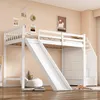 Flieks Lit superposé 90x200cm avec toboggan, lit d'enfant Voir les images du produit 4