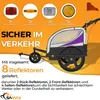SAMAX Obrotowa przyczepka rowerowa 360° 2w1 jogger - Podgląd zdjęcia produktu 6