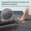 Komfortec Badvorleger Set 2 Teilig, Frottee Duschvorleger, Produktbild-Vorschau 2