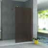 A modern bathroom with a glass shower enclosure. Produktbild-Vorschau