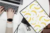 MuchoWow® Laptop Hülle 13 Zoll Bananen - Obst - Weiß Produktbild-Vorschau 2