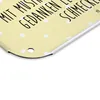 Mr. & Mrs. Panda Schild Avocado Tanzen DIN A4 - Gelb Produktbild-Vorschau 2