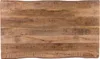 Holzplatte 120x60 cm Curt, Tischplatte aus Mangoholz massiv Produktbild-Vorschau 2