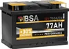 BSA Autobatterie 77Ah 12V Batterie 750AEN +30% Produktbild-Vorschau 2