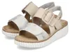 Rieker Damen Keilsandaletten Sandalen Ultraleicht 69260-60 Produktbild-Vorschau 58