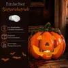 Linterna de Halloween con forma de calabaza, decorativa con Vista previa de la imagen del producto 3