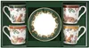 4er Set Tassen mit UT Forest Dream mit Reh und Fuchs 100ml Produktbild-Vorschau 1