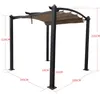 Pavillon Gartenpavillon 3x3m braun GISEH UV-Schutz Produktbild-Vorschau 3