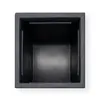Kubus Übertopf - L -  ca. 30x30 cm - anthrazit -  Höhe: Produktbild-Vorschau 4