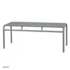Celia Basic Metallbank Grau, Modernes Design, robust, Produktbild-Vorschau 1