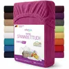 EllaTex Frottee Spannbettlaken 90x200 – 100x200 Baumwolle – Produktbild-Vorschau 1