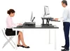 bonVIVO Sit-Stand Workstation, Höhenverstellbarer Produktbild-Vorschau 2