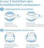 ELONEO Gel Topper 100x190cm, Matratzentopper aus 5 cm hohem Produktbild-Vorschau 3