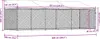 vidaXL Enclos pour chiens avec toit et porte Gris 6x2x2 m Voir les images du produit 7