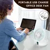 Tischventilator mit Fernbedienung 3 Geschwindigkeiten LED Produktbild-Vorschau 3
