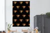 MuchoWow® Poster Elefant - Muster - Orange 120x180 cm - Produktbild-Vorschau 2