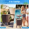 COSTWAY Cool Bar, 38L Gartentisch Outdoor wetterfest, Produktbild-Vorschau 3