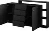 Kommode Sideboard Beistellkommode BT27 schwarz Kommode mit Produktbild-Vorschau 3