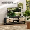 HOMCOM TV Mobile TV con armadio, cassetti e 2 ripiani Anteprima dell’immagine prodotto 4