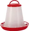 Futtersilo+Deckel - Vogel - Kunststoff - rot/weiß - 1kg Produktbild-Vorschau 2