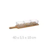 4-teiliges aperitif-set aus bambus und glas - SG Secret de Produktbild-Vorschau 5