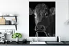 MuchoWow® Poster Kuh - Tiere - Schwarz - Weiß - Porträt Produktbild-Vorschau 3