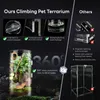 360° Cilindrisch terrarium, vivarium, acryl terrarium, Productafbeelding-voorbeeld 10