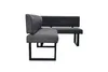 byLIVING Eckbank VANCOUVER / Webstoff anthrazit / Metall Produktbild-Vorschau 5
