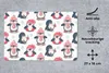 MuchoWow® Mauspad Mousepad Schlittschuhe - Schnittmuster - Produktbild-Vorschau 3