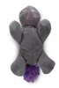 A plush toy is shown from the back against a white background. Produktbild-Vorschau