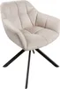 riess-ambiente Drehbarer Stuhl PAPILLON champagner beige Produktbild-Vorschau 12