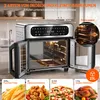 23L Heißluftfritteuse XXL, Mini Backofen 1/2-Zone Garen, Produktbild-Vorschau 9