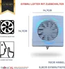 IPX4 Premium 100mm Abluft Zuluft Grow Lüfter Ventilator für Produktbild-Vorschau 6