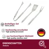 HOOZ 3x Grillbesteck Set Edelstahl, Grillkoffer mit Produktbild-Vorschau 2