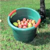 Kunststoffbehälter rund 45 l PP grün D490xH380mm mit Produktbild-Vorschau 4